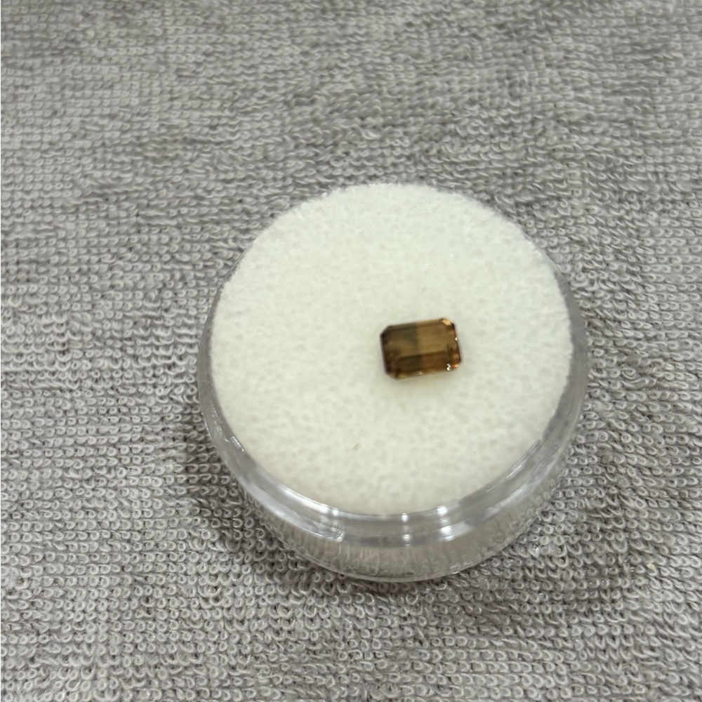 Elegant Brown bi color tourmaline Gemstone